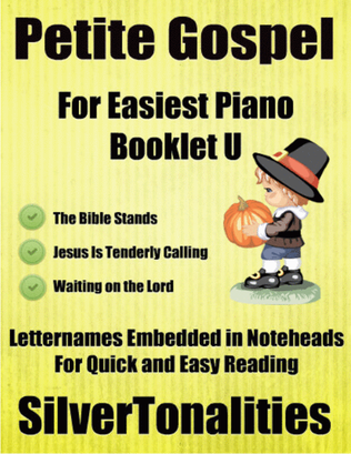 Book cover for Petite Gospel for Easiest Piano Booklet U