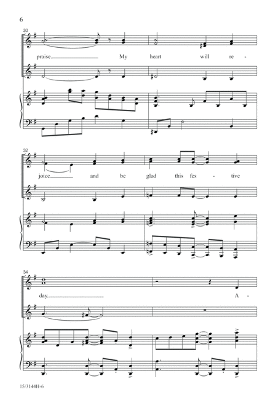 Awake, My Soul, and Sing! SSA scores gallery preview page 7