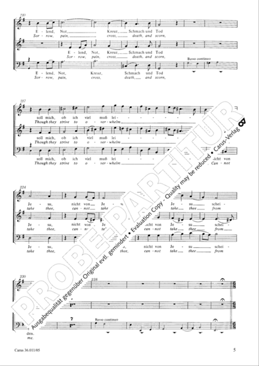 Jesu, my possession (Jesu, thou my pleasure) Choir scores gallery preview page 6