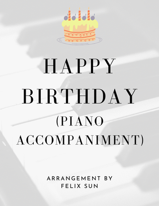 Happy Birthday (Piano Accompaniment)