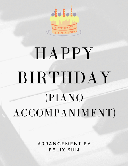 Happy Birthday (Piano Accompaniment) image number null