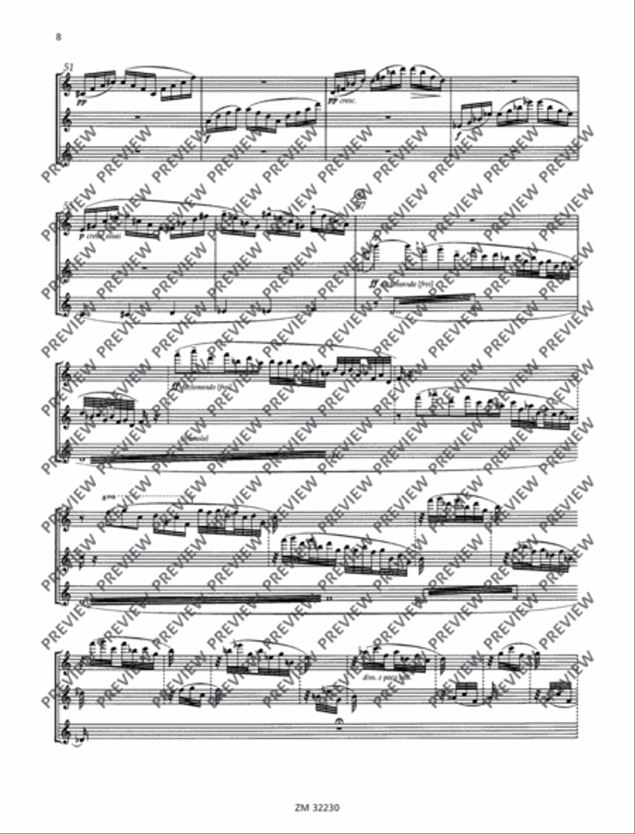 I tre virtuosi Flute Trio scores gallery preview page 9