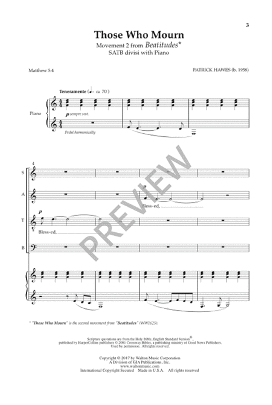 Those Who Mourn Divisi scores gallery preview page 4