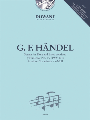 Book cover for Sonata for Flute and Basso continuo