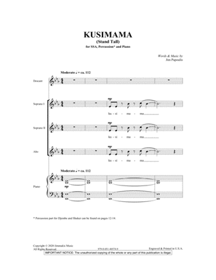 Book cover for Kusimama (Stand Tall)
