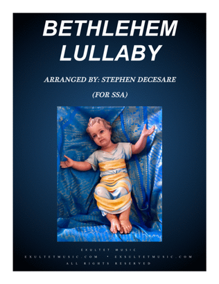 Book cover for Bethlehem Lullaby (for SSA)