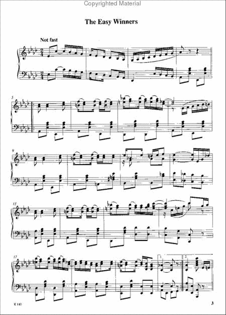 Ragtimes Piano Solo scores gallery preview page 2