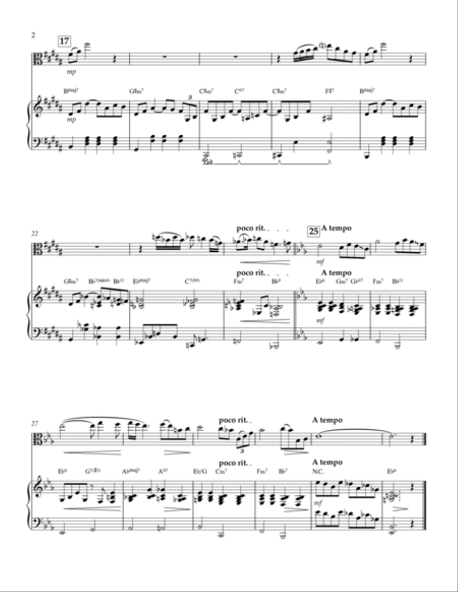 Smoke Gets In Your Eyes Smoke Gets In Your Eyes Viola scores gallery preview page 2