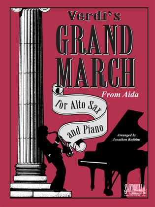 Book cover for Grand March from Aida for Alto Sax and Piano