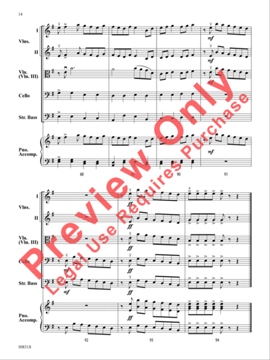 Fury String Orchestra scores gallery preview page 15
