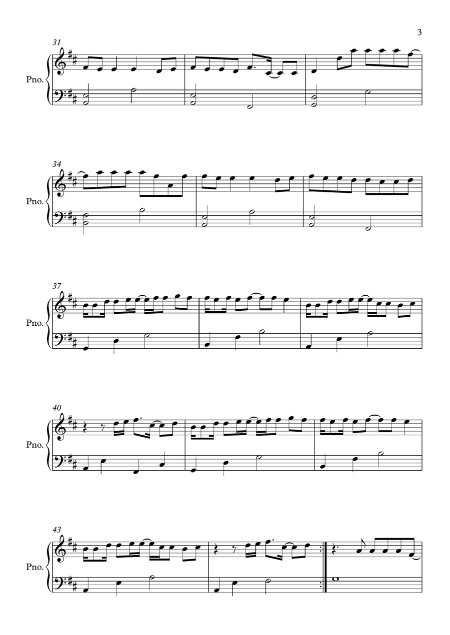Boy With Luv Boy With Luv Easy Piano scores gallery preview page 3