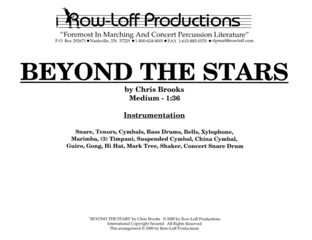 Beyond The Stars w/Tutor Tracks