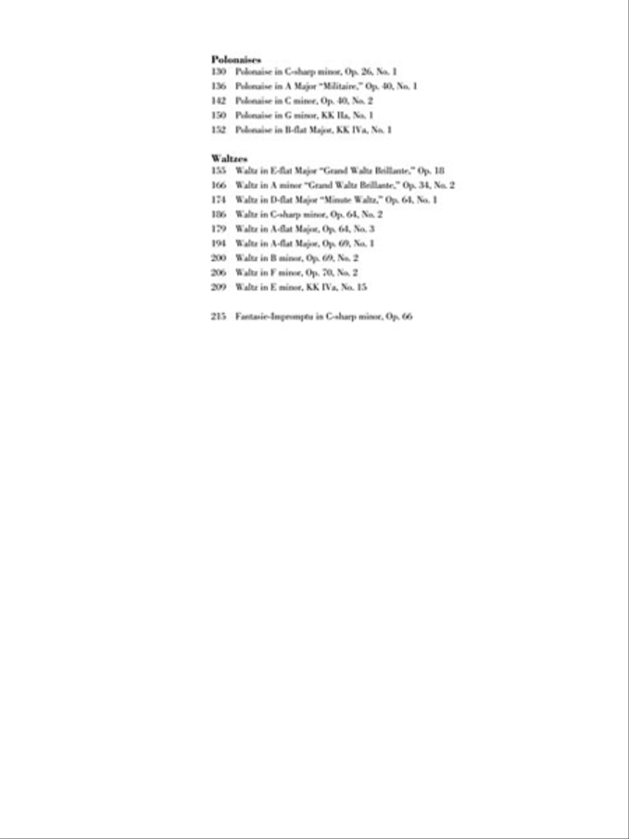 Chopin Piano Music Piano Solo scores gallery preview page 4