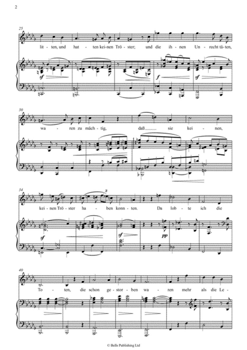 Ich wandte mich, Op. 121 No. 2 (B-flat minor)