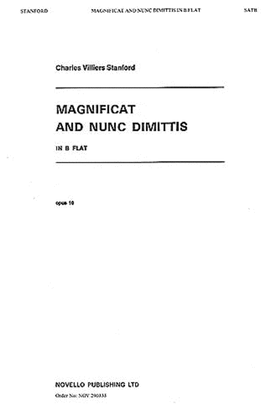 Book cover for Magnificat and Nunc Dimittis in B Flat