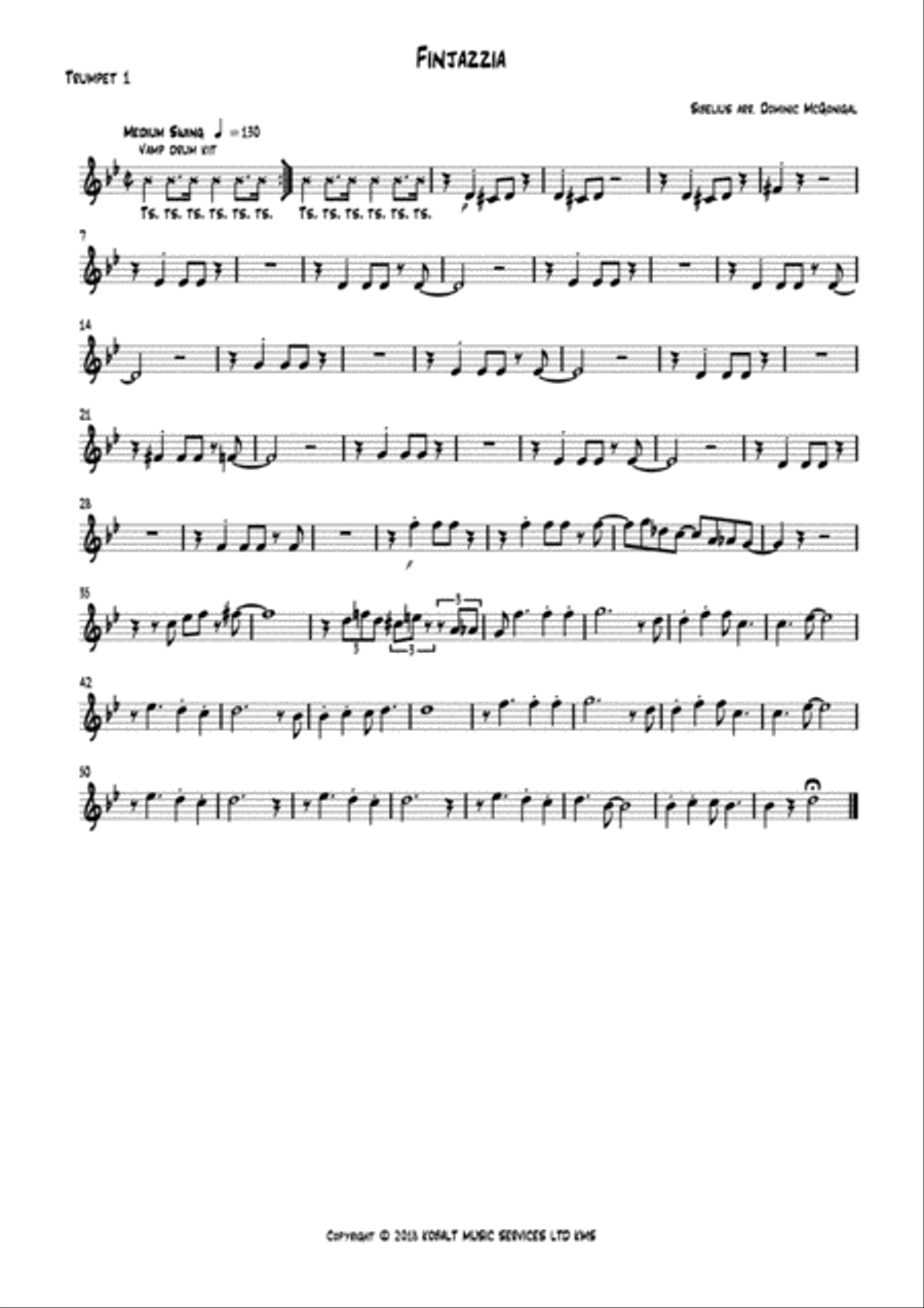 A Finnish Summer Night Finlandia Small Ensemble scores gallery preview page 5