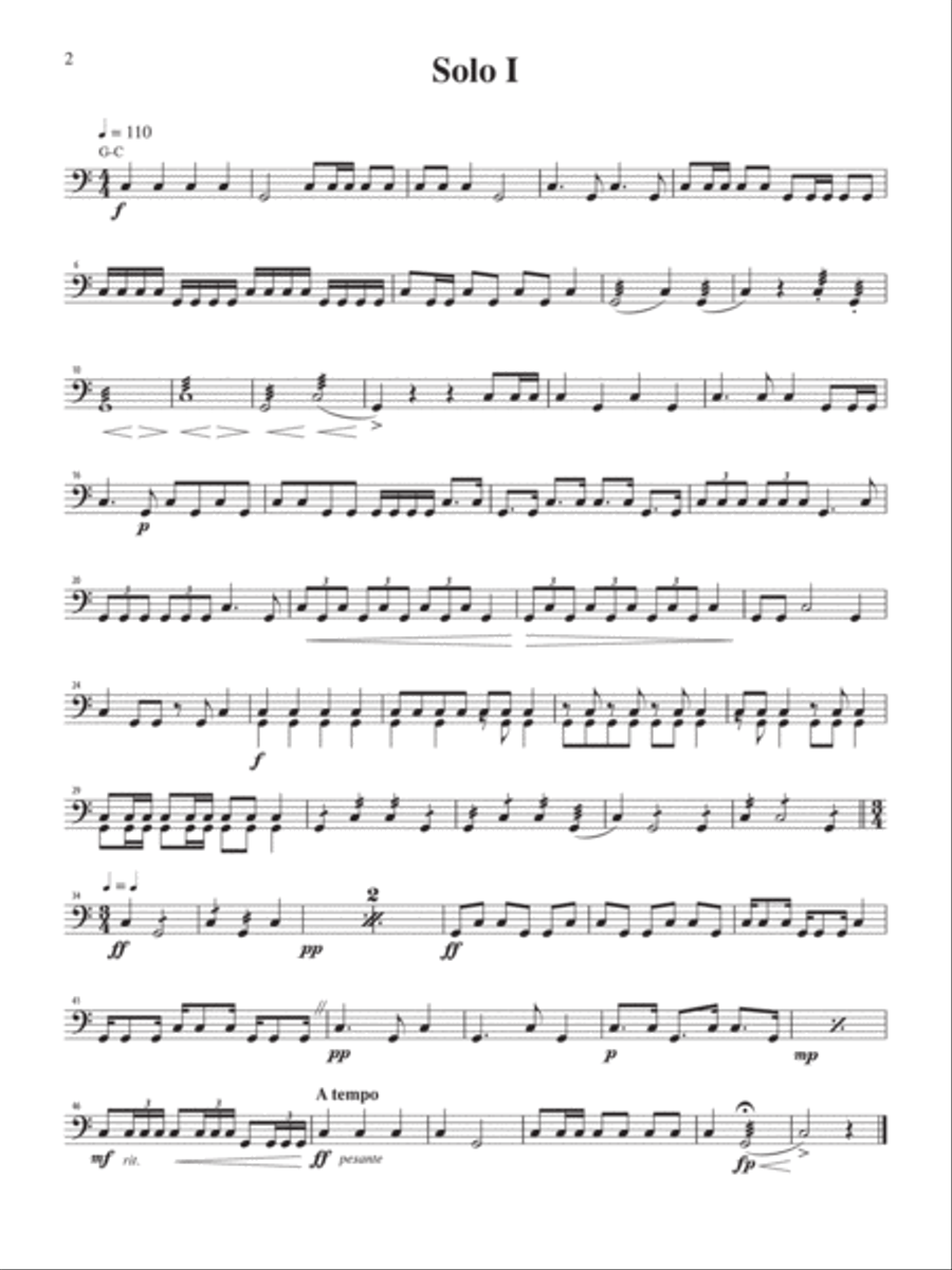Contest & Recital Solos for Timpani Timpani scores gallery preview page 5