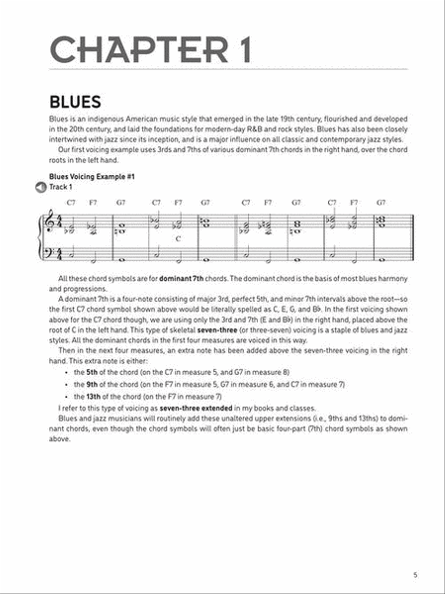 Piano Chord Voicings in All Styles Piano Method scores gallery preview page 5