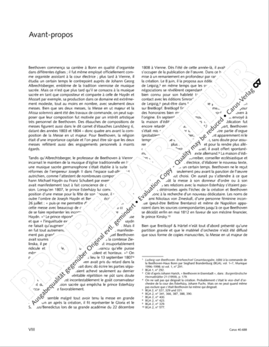 Mass in C Major 4-Part scores gallery preview page 9
