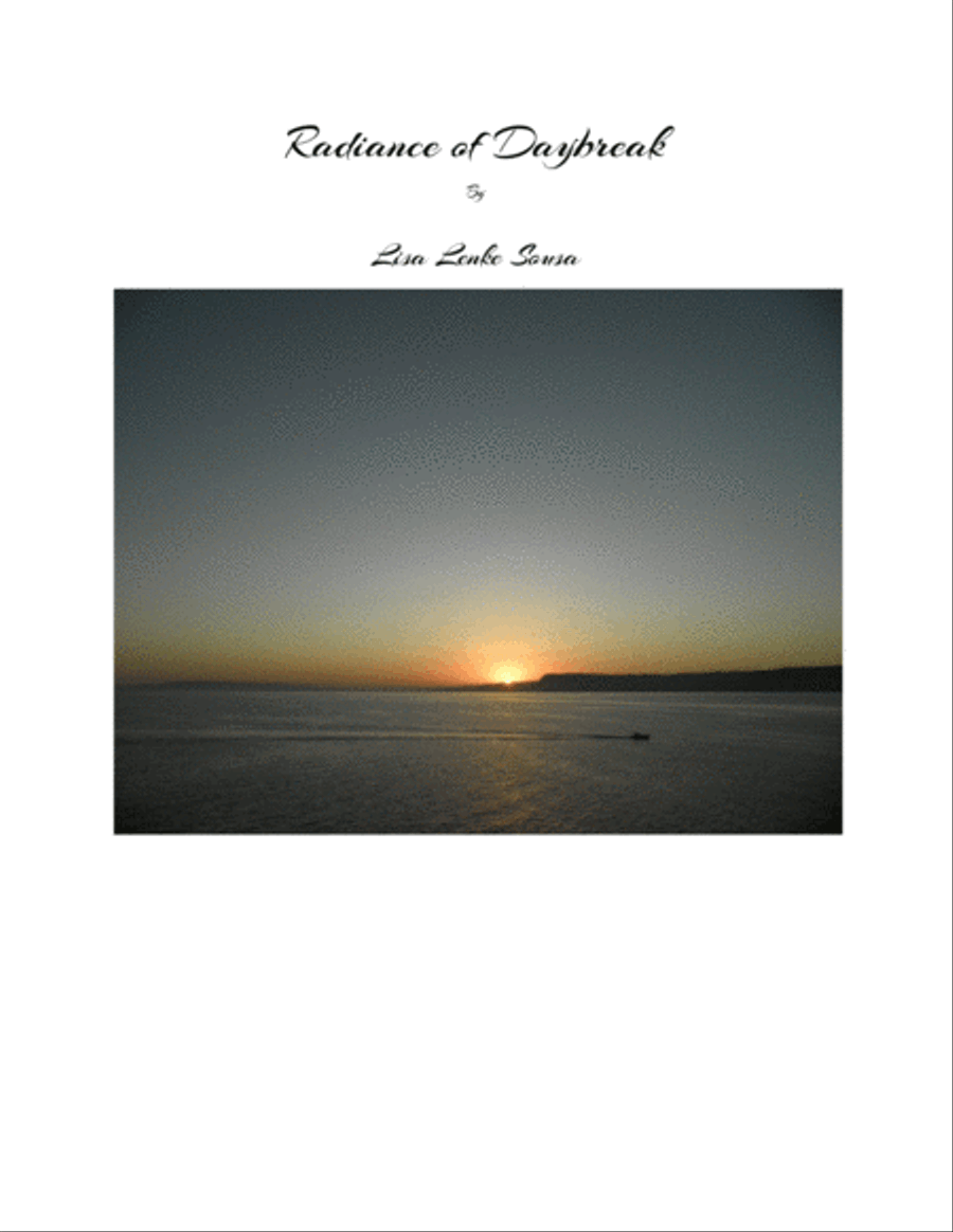 The Radiance of Daybreak String Quartet scores gallery preview page 1