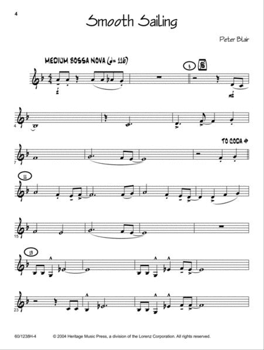 Jazz Basics - F Horn Jazz Basics - F Horn Jazz Ensemble scores gallery preview page 4