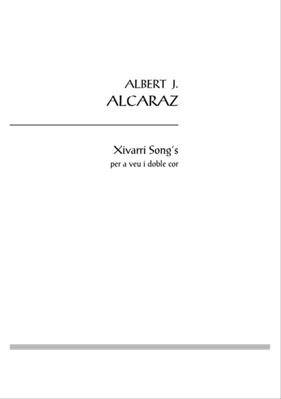 Xivarri Song's Xivarri Song's 4-Part scores gallery preview page 3