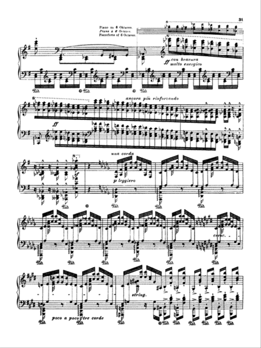 Liszt: Etudes (Volume III) Piano Method scores gallery preview page 4
