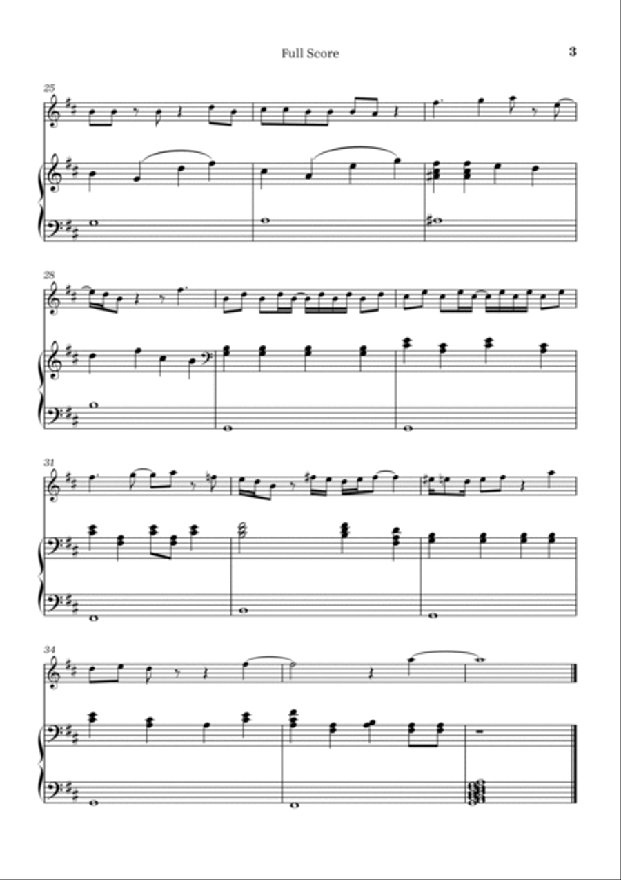 Peaches Flute Solo scores gallery preview page 3