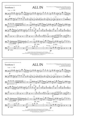Book cover for ALL IN (arr. Tom Wallace) - Trombone 1