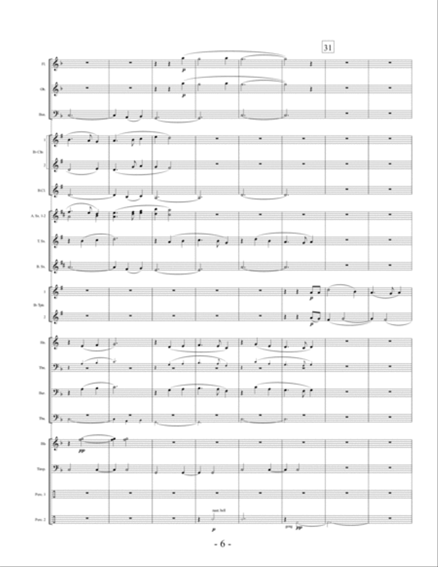 Harbor Ridge Panorama Concert Band scores gallery preview page 6