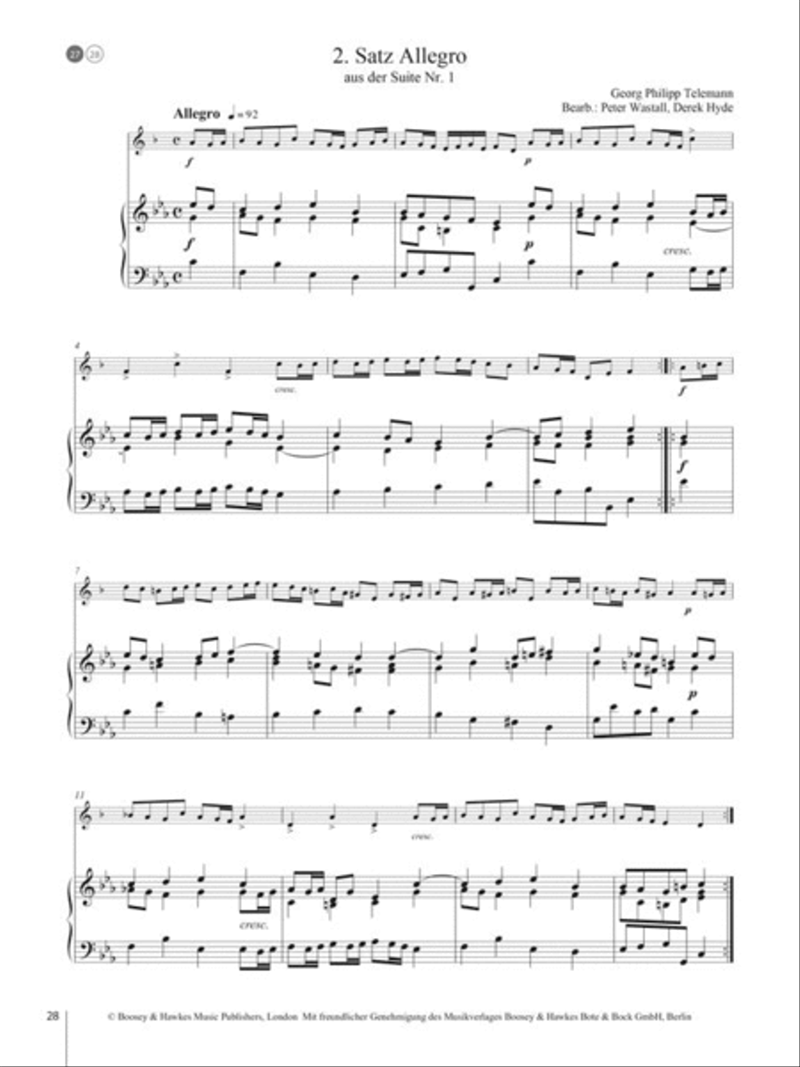 Starke Töne - Tenorhorn/Euphonium und Klav. Euphonium scores gallery preview page 4