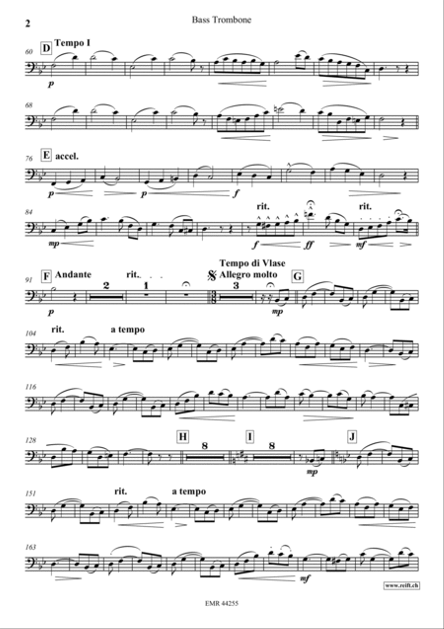 Walzer Arie No. 2 Walzer Arie No. 2 Trombone scores gallery preview page 3
