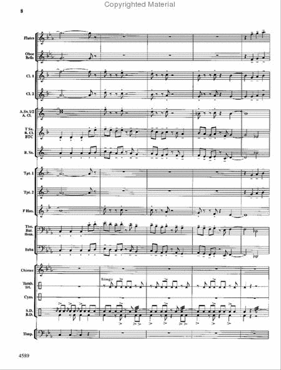 Copper Mountain Legend Concert Band scores gallery preview page 9