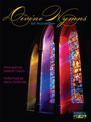 Book cover for Divine Hymns for Accordion with Performance CD