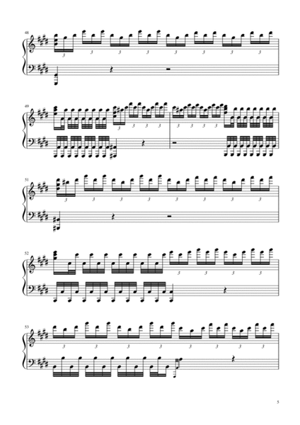 Vivaldi - Violin Concerto in E major, Op. 8, No. 1, RV.269 Spring For Solo Piano Compelet image number null