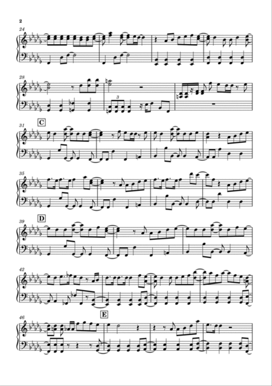 Aono Sumika Piano Solo scores gallery preview page 2
