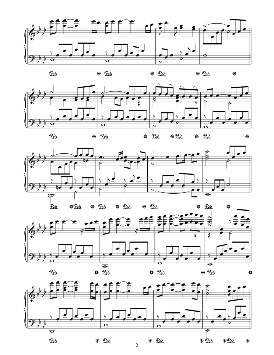 Kiss The Rain Piano Solo scores gallery preview page 2