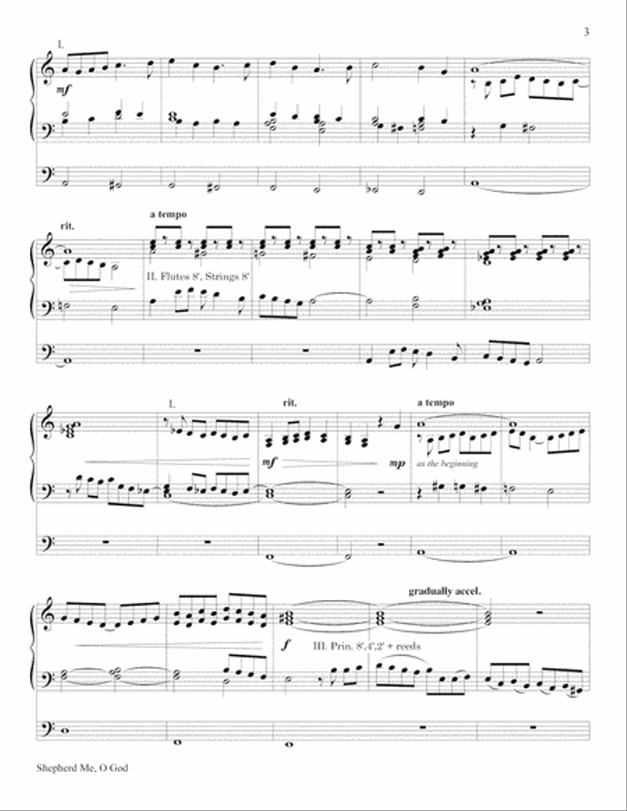 Fantasy and Fugue on Shepherd Me, O God Score scores gallery preview page 3