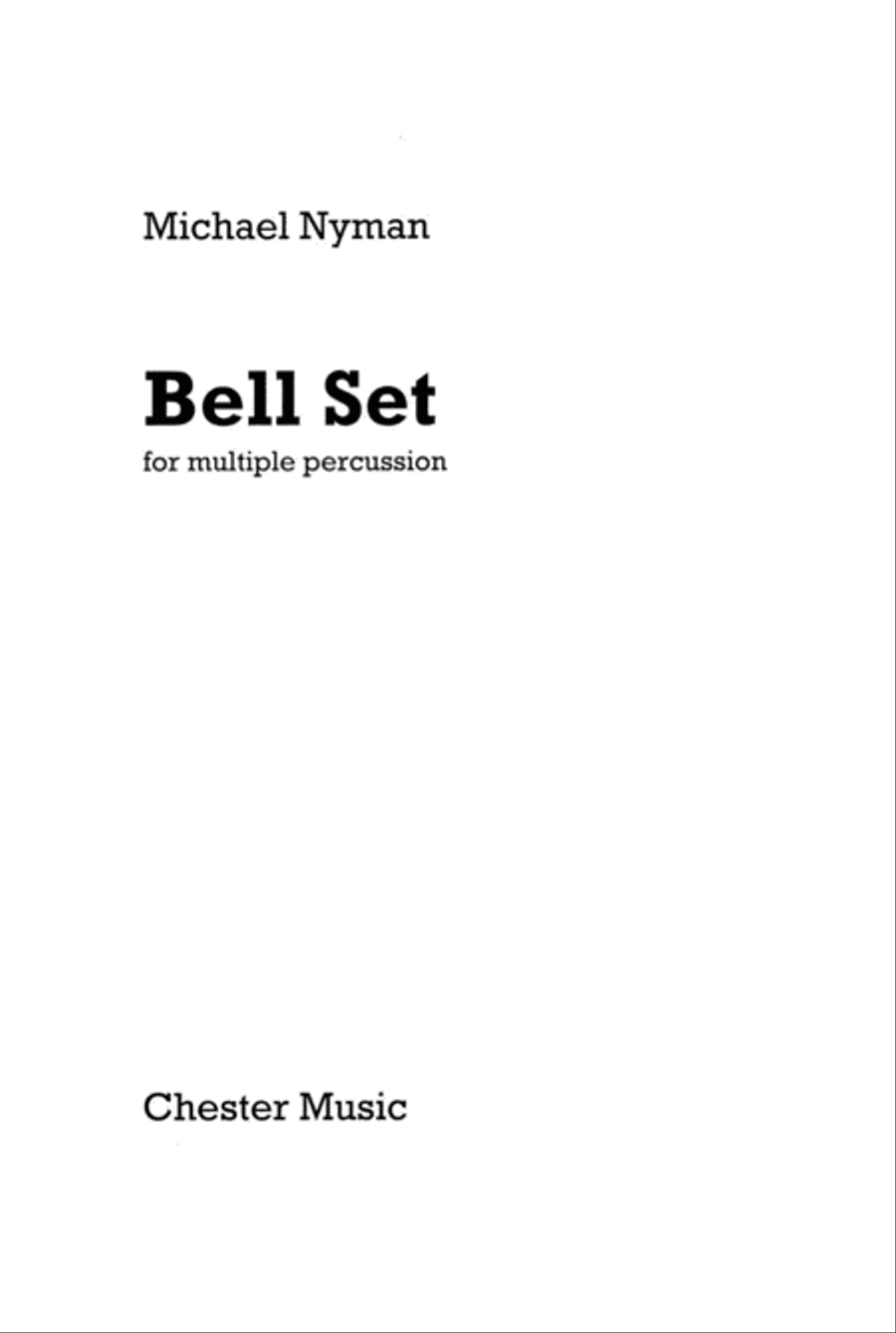 Bell Set Percussion Ensemble scores gallery preview page 1