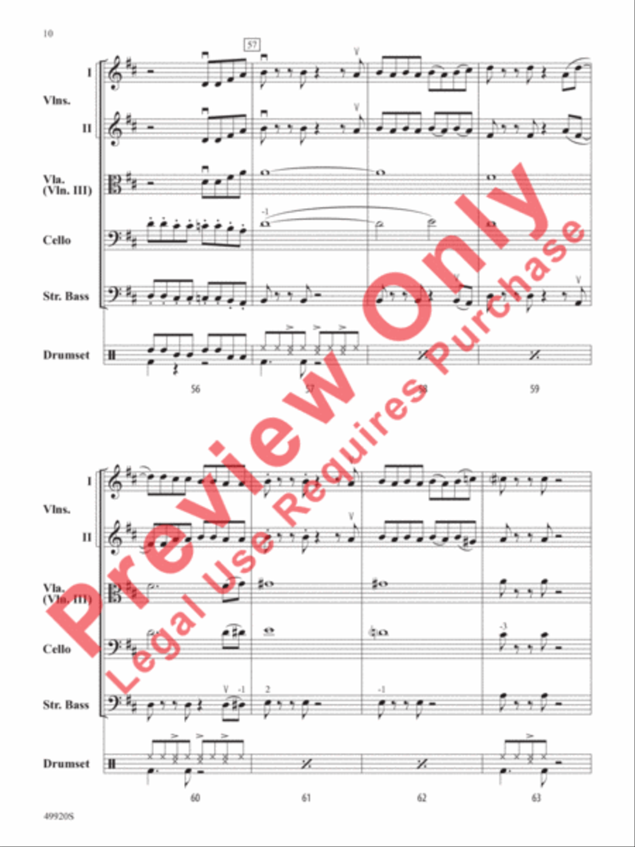 Made You Look String Orchestra scores gallery preview page 11