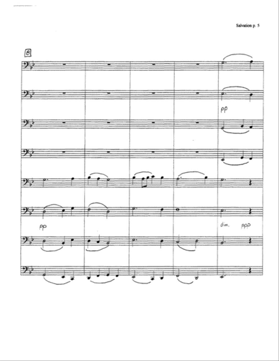 Salvation is Created Euphonium scores gallery preview page 6