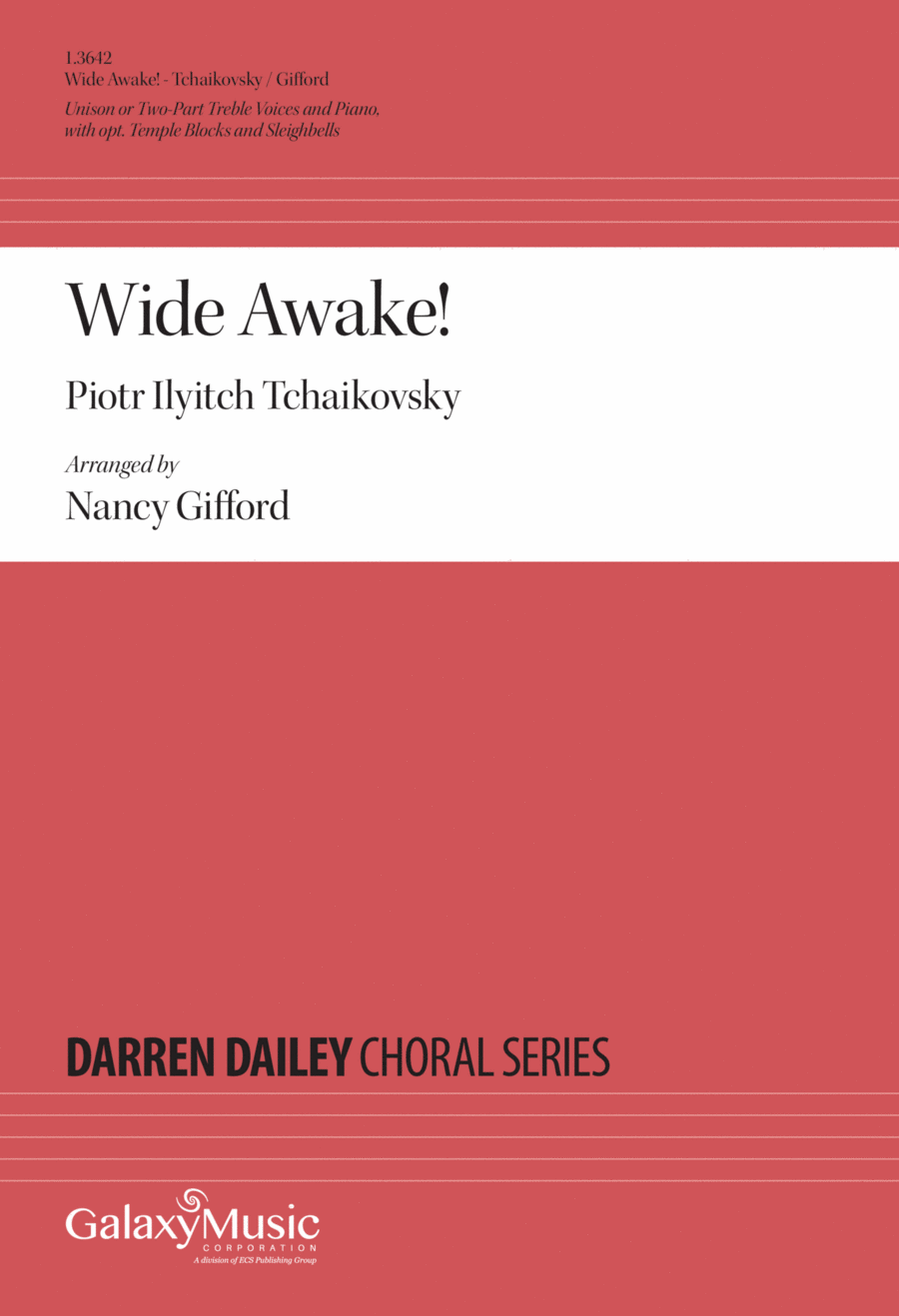 Wide Awake! Wide Awake! Unison Choir scores gallery preview page 1