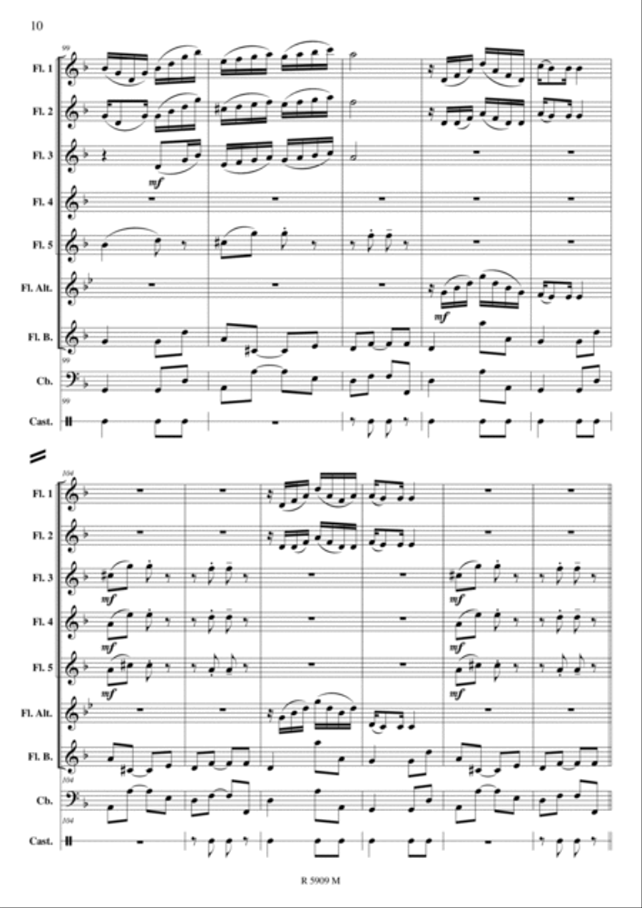 Fiesta de amigos Fiesta de amigos Flute scores gallery preview page 11