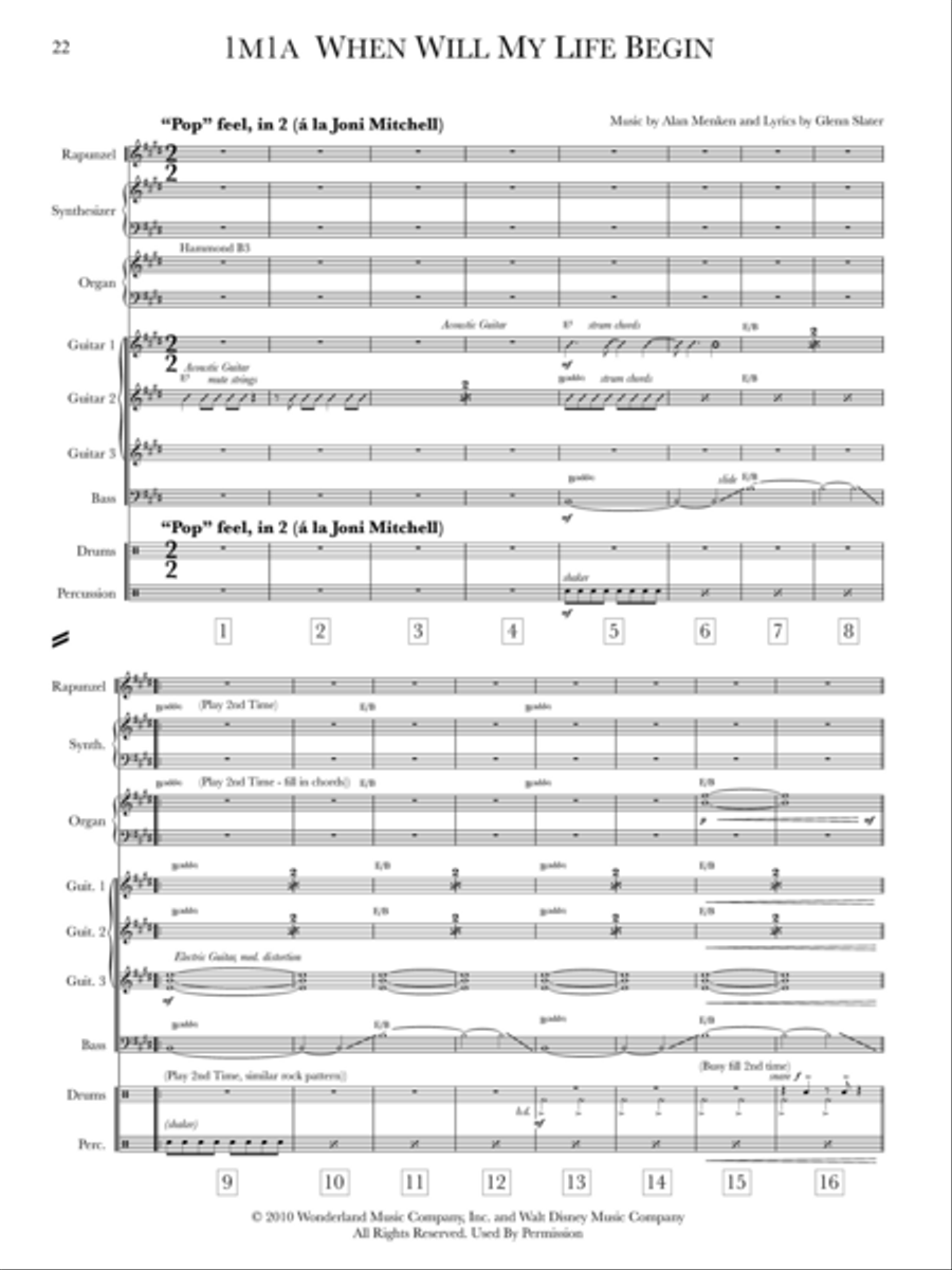Tangled Orchestra scores gallery preview page 4