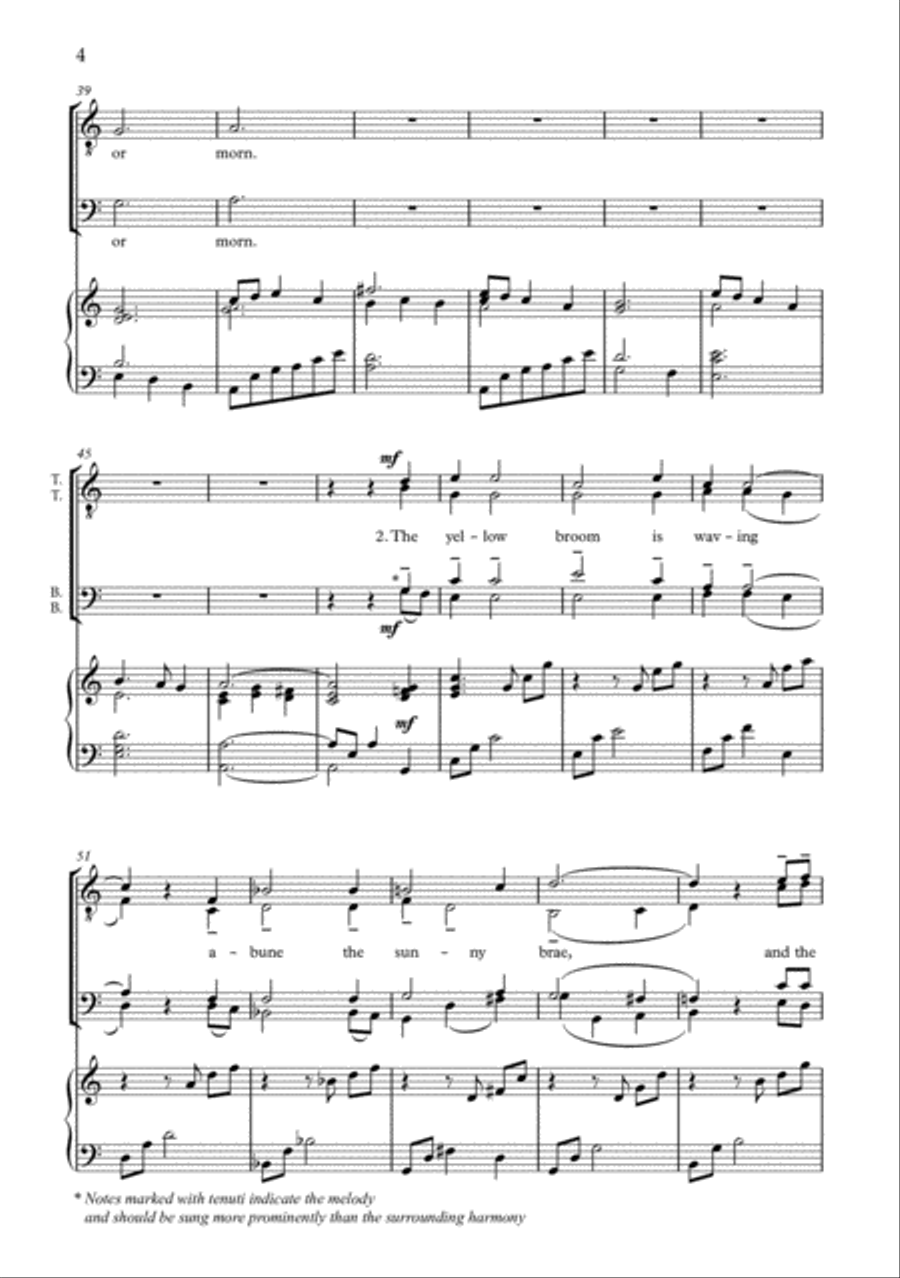 Durisdeer - TTBB and piano TTBB scores gallery preview page 3