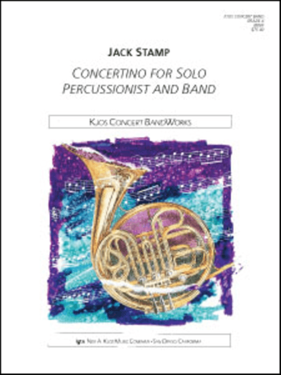 Concertino for Solo Percussionist and Band Concert Band scores gallery preview page 1