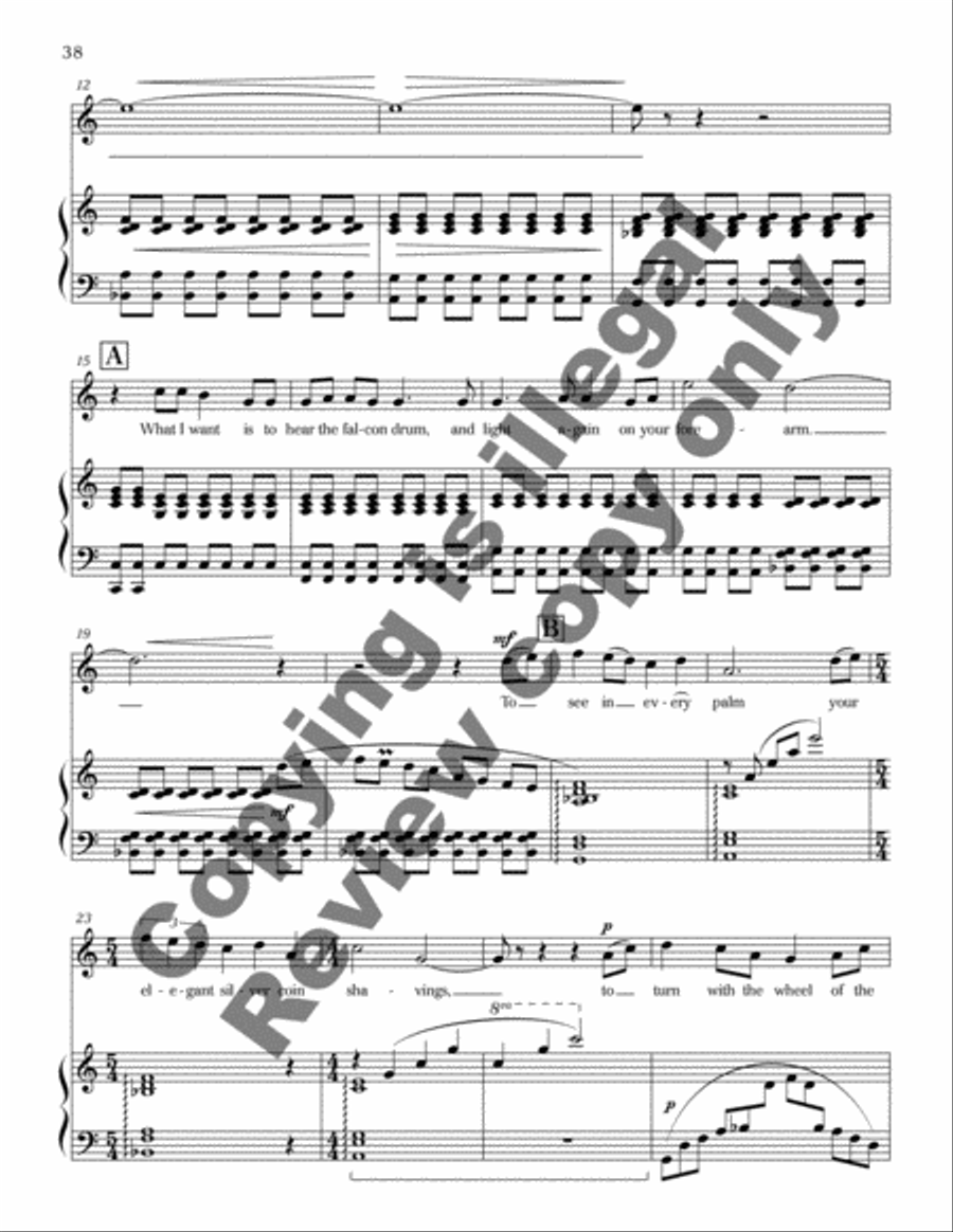 The Sun is Love High Voice scores gallery preview page 28