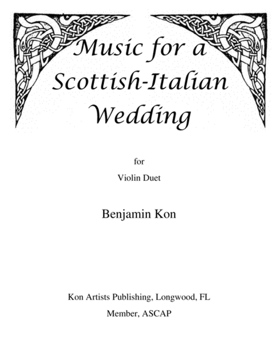 Music for a Scottish-Italian Wedding