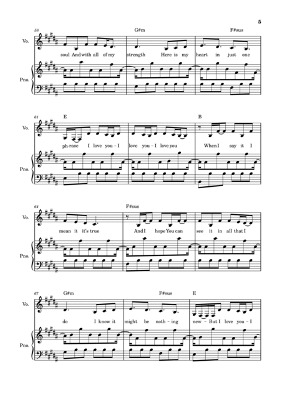 Nothing New Voice scores gallery preview page 5