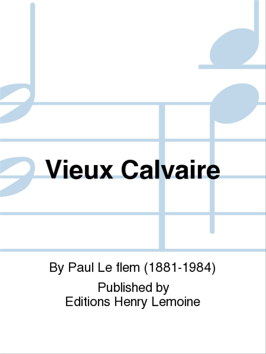 Vieux Calvaire Piano Solo scores gallery preview page 1